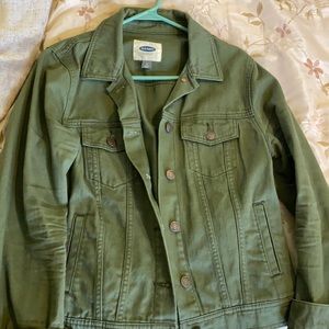 Green Jean Jacket